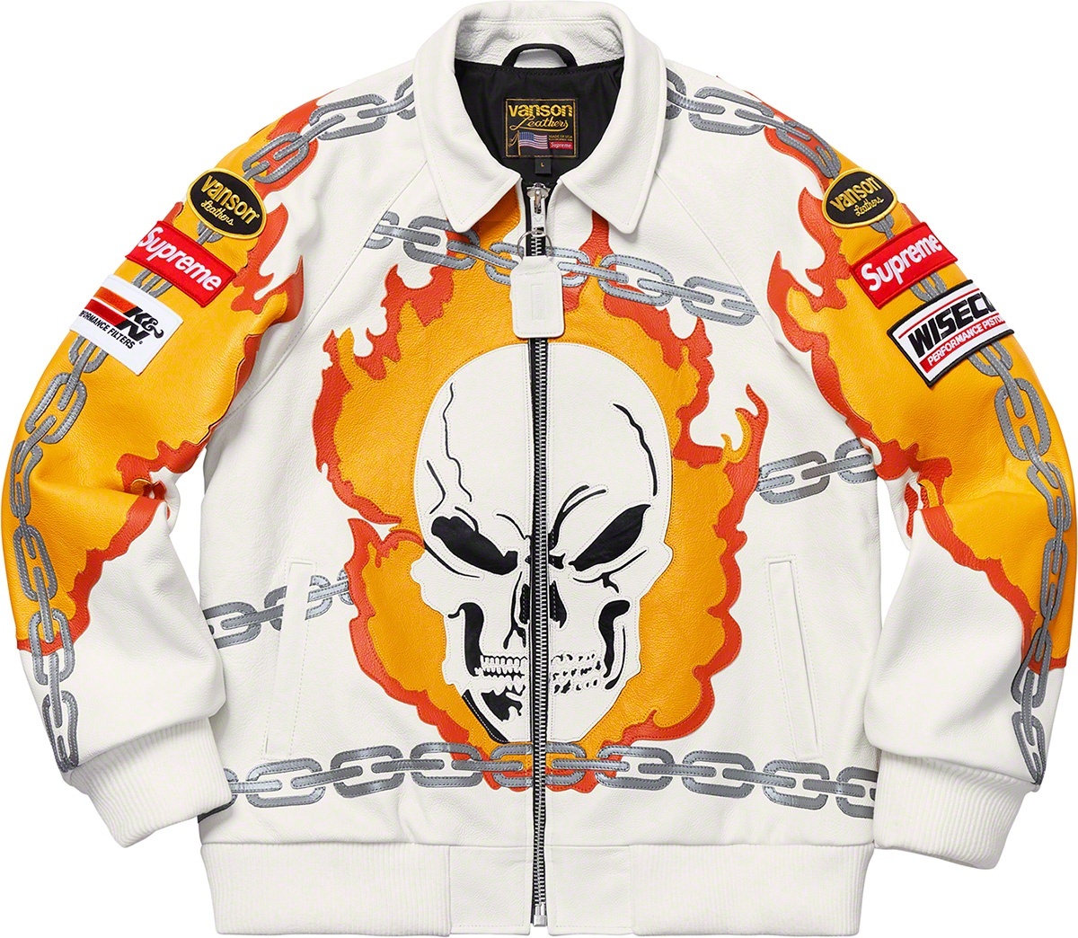 Supreme®/Vanson Leathers® Ghost Rider© Jacket view 6
